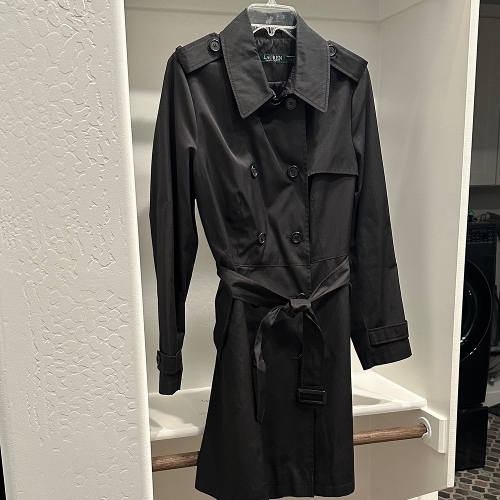 Calvin Klein Women's Black Trench Coat